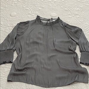 Naked Zebra Charcoal Blouse M